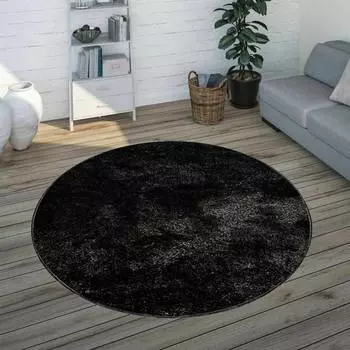 Моющийся круглый ковер с принтом Eliana Home LNA7088