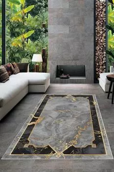 Моющийся нескользящий ковер и дорожка с цифровой печатью KOZZY HOME