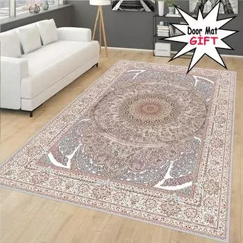 Моющийся нескользящий ковер Rovigo Home с цифровой печатью RVGHOME0299-SD422