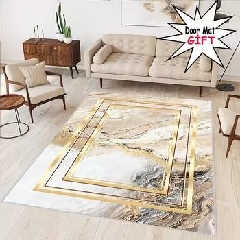 Моющийся нескользящий ковер Rovigo Home с цифровой печатью RVGHOME0302-SM274