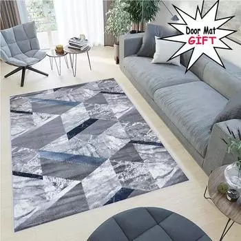 Моющийся нескользящий напольный ковер Rovigo Home с цифровой печатью RVGHOME0426