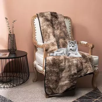 Моющийся нескользящий плюшевый коврик для кошек и собак (Золотистый ретривер, большой, средний, маленький) - Идеально подходит для осени и зимы 152x127 cm