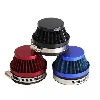 Моющийся очиститель впускного фильтра мотоцикла с высоким расходом для переоборудования мотоцикла 48mm Red