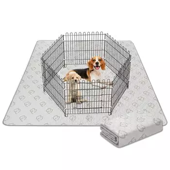 Моющийся туалет для домашних животных, домашних животных, кошек, собак, моча, быстрый, супер многоразовый, милый, жевательный, подходит для всех, подходит для нескольких, подходит для простыней, подкладок, серый