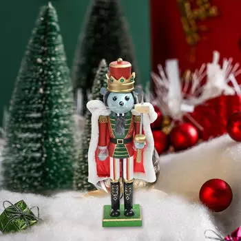 Mouse King Nutcracker Figurine Crafts Sculpture 15 inch Xmas Decor Christmas for Living