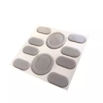 Mouse Skate Pad Mouse Pad for Logitech G203 LIGHTSYNC Wired Gaming Mouse G102 G PRO of / / (Pack 2, Gray)