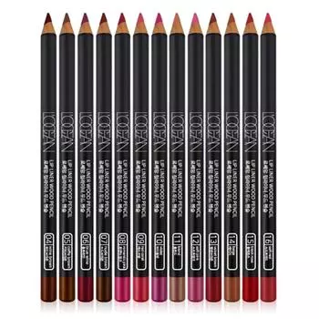 Mouth corner overlip volume up lip liner wood pencil 2 pcs, No. 09 red coral, 1 pc
