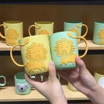 Mouthwash Cup Cute And Interesting Wear-resistant Fall Creative And Lovely Smooth Cup Thick And Durable Brush Cup Mouth Cup