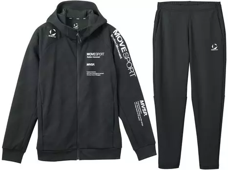 Move Sport Солнцезащитный джерси с рисунком сверху и снизу, комплект с алфавитом BK00xBK00 [Move Sports] Толстовка с капюшоном/штаны ST5SJG10M/ST5SPZ10M (JP, Джаспо,