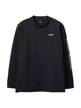 Move Sports Descente Long Sleeve Stretch Training Men s T-Shirt, Soft, Moisture-Wicking, Quick-Drying, Shirt, Black/Medium