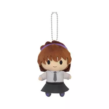 Movic Detective Conan the Movie Black Iron Fish Shadow Plush Keychain Ai Haibara