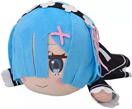 Movic Life in Another Mega Jumbo Lying Plush Rem ReZERO -Starting World- синий