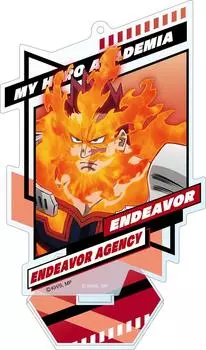 Movic My Hero Academia Like Hell Acrylic Stand Endeavor 14 x 10 cm Acrylic Laugh! Approx.
