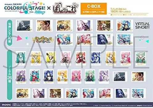 Movic Project Sekai Colorful Hatsune Miku Pashacolle C 1BOX 10 упаковок 3 Proseca ограниченный товар Stage! подвиг. [30 шт./1упаковка BOX/1 шт.]