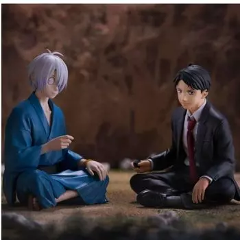 Movie Birth of The Mystery of Noodle Stopper Figure Mizuki Father All 2 Types Set Official The Kitaro GeGeGe Kitaro s