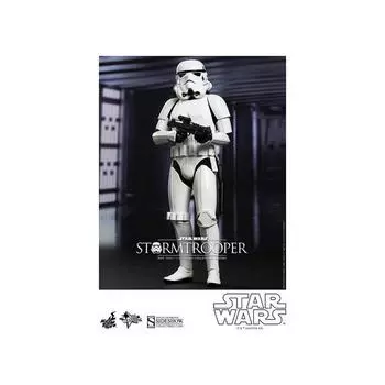 Movie Masterpiece Star Wars Episode New Hope Stormtrooper scale plastic painted movable figure 4/A 1/6