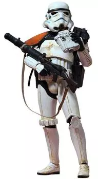 Movie Masterpiece Star Wars Episode New Hope Sandtrooper scale plastic painted movable figure 4/A 1/6