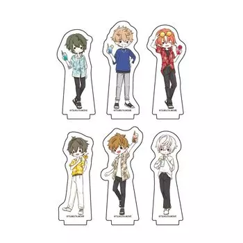 Movie version RABBITS KINGDOM THE MOVIE 04 Summer Art Acrylic Petit Stand Box of 6 Tsukiuta. ver. [Graph Illustration]