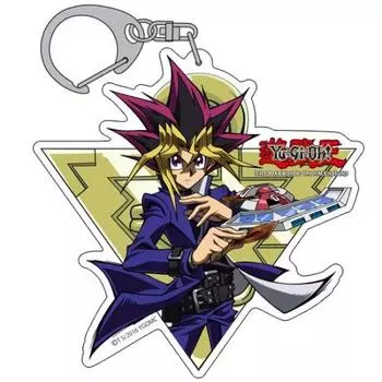 Movie version Yu-Gi-Oh! THE DARK SIDE OF DIMENSIONS Yugi Muto acrylic key chain