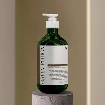 Movout Green Potion Houttuynia cordata shampoo 1000ml x 1, single item, single item