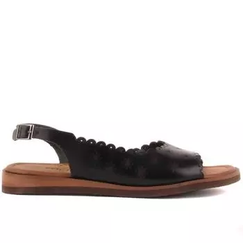 Moxee - черный цвет, женские сандалии с пряжкой