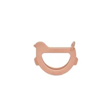 Moyoum Swingbird Wrist Teether, Coral, 1 piece, Korean baby products