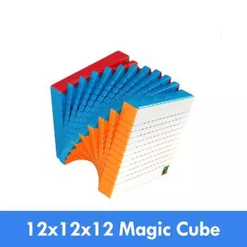 Moyu Cubing Classroom Meilong 12x12x12 Куб Magic Speed 12x12 Cubo Mofangjiaoshi Magic Cubes Скорость Головоломки Кубики Игрушки Cubo-magico