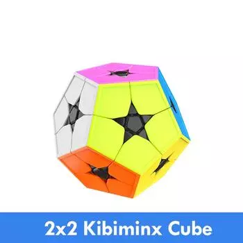 MoYu Cubing Classroom Meilong 2x2 KIBIMINX Волшебный куб без наклеек, 12 сторон, додекаэдр 2x2x2, профессиональные развивающие игрушки