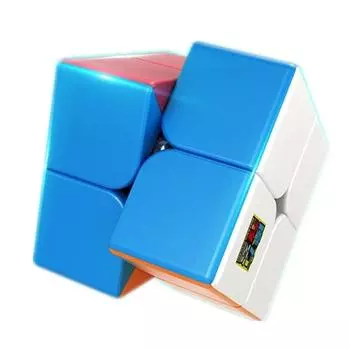 MoYu Cubing Classroom MeiLong 2x2x2 Magic Speed Cube Без наклеек Профессиональные карманные кубики-головоломки, игрушки для детей