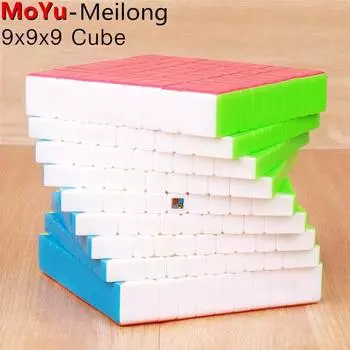 Moyu Cubing Classroom Meilong 9x9x9 Magic Speed Cube Без наклеек Профессиональные кубики-головоломки Развивающие кубики Игрушки для детей