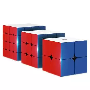 MoYu RS2 M Магнитный 2x2x2 Magic Speed Cube 2x2 Magico Cubo RS2M RS3M RS4M Магнитный куб-головоломка Развивающая игрушка для детей