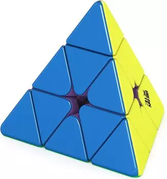 Moyu Weilong Pyramix 2022 48 Maglev Pyramix Speed Cube Видимая магнитная система регулировки Эластичный регулируемый скоростной куб Треугольный куб без наклеек