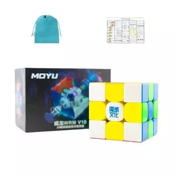 Moyu WeiLong WRM V10 Series Cube Strategy Pouch Cube для соревнований Maglev с УФ-покрытием [японский и в комплекте/подлинный] (20-магнитная версия с шариковым сердечником)