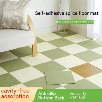 Мозаичный ковер для гостиной, самоклеящийся бесклеевой напольный коврик в японском стиле, детский нескользящий коврик для спальни, детский коврик для скалолазания 30cm*30cm