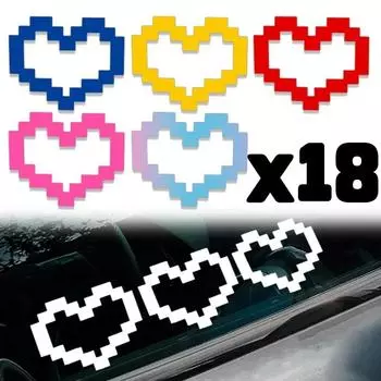 Мозаика Любовь Автомобиль Наклейка Кузов Окно Автомобиля DIY Декоративная Наклейка Мотоцикл Ноутбук Внешний Стиль Модификация Водонепроницаемый Наклейка