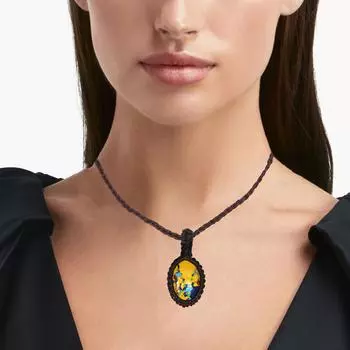 Мозаика Яшма Макраме Нить Драгоценный Камень Украшения Ручной Работы 20-36 Ad Этнический