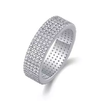 Кольцо с мозамбикским бриллиантом для женщин, ниша, элитное, легкое, роскошное, серебряное, 925 пробы, платиновое, с гальваническим покрытием, роскошное кольцо для тела Beauty 5