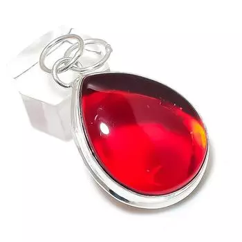 Mozambique Garnet Gemstone 925 Sterling Silver Jewelry Pendant 1.85 I3n97