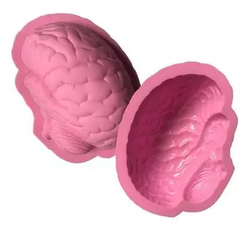 Мозг силиконовая форма для торта кухонные инструменты для выпечки креативная серия пародия силиконовая форма розовый