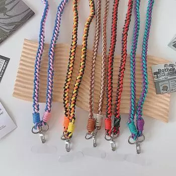 Можно носить с собой на открытом воздухе, альпинизм, ремешок для мобильного телефона, женские ремни, тканые подвесные украшения, ремешки с защитой от потери, шейный ремешок