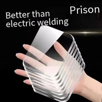 Можно повторно использовать сверхпрочную двухстороннюю клейкую ленту, прозрачные настенные наклейки, водонепроницаемые бытовые товары, клей 20/40 шт.