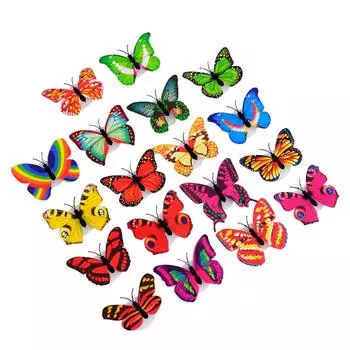 Можно вставить светодиодную креативную красочную маленькую необычную бабочку