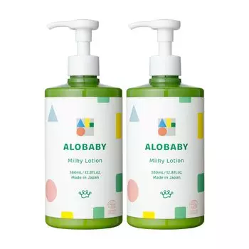 можно выбрать детский лосьон Alobaby Milk Lotion 380 мл, 2 флакона, натуральный органический увлажняющий аромат для новорожденных [Ты пахнешь! ] 100%