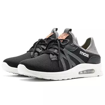 [Mozu] кроссовки слипоны 2way мужские Вы можете носить их даже если наступите на пятку. воздушная подошва подушка подошва 5228 (черный, 25,5 см)