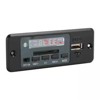 MP3 Аудио Декодер с Усилителем Мощности U Карта Модуль FM Декодирования MP3 Диск/Память (черный)