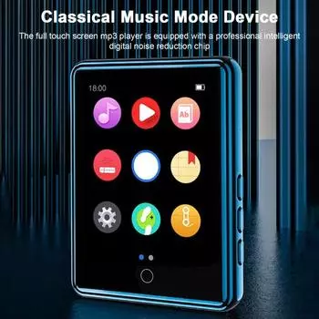 Mp3/Mp4-плеер M17 с Bluetooth-совместимым 2,4-дюймовым сенсорным экраном, музыкальный плеер, электронная книга 16 ГБ, портативная цифровая книга без потерь