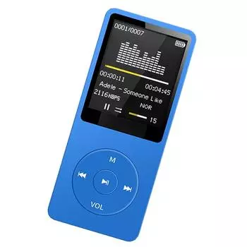 MP3-плеер с цифровым дисплеем и записью, портативный проигрыватель Lossless, портативное спортивное оборудование для бега и ходьбы с микрофоном розовый