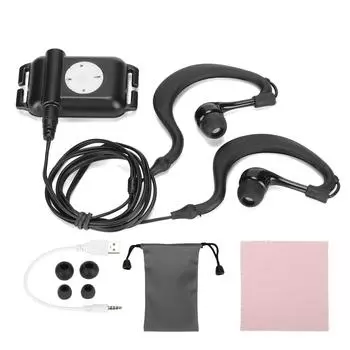 MP3-плеер с наушниками, водонепроницаемый MP3-плеер для пловцов, плавание, водные виды спорта