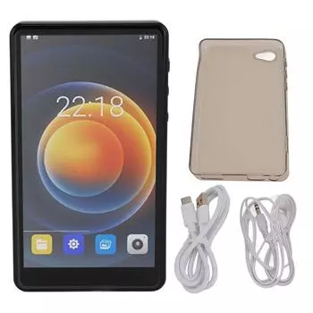 MP4-плеер с картой памяти 128 ГБ, 5,2-дюймовым сенсорным экраном, высокой четкостью, портативный MP4-плеер Hi-Fi Digital