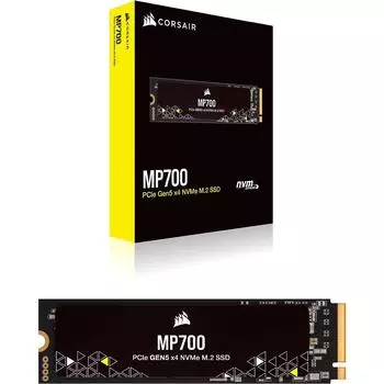 MP700 1 ТБ PCIe Gen5 x4 NVMe 2.0 M.2 2280 SSD – Высокоплотная TLC NAND – Совместимость с DirectStorage – До 10 000 МБ/с 1TB